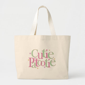 Cutie Patootie Large Tote Bag