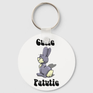 Cutie Patutie bunny Key Ring