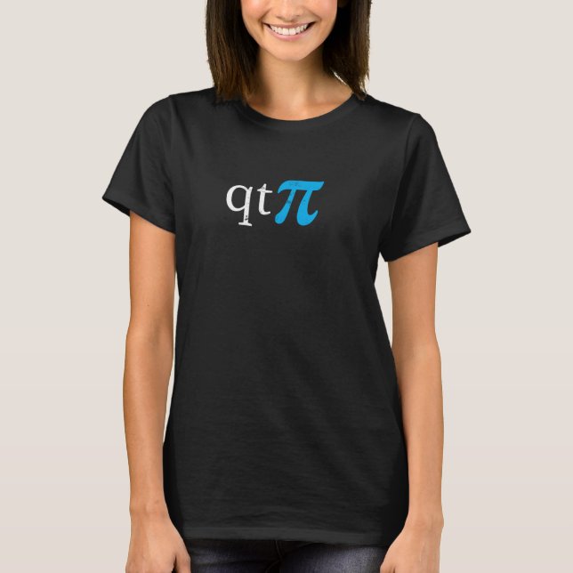 Cutie Pi 3.14 Math Science Teacher Fun Pie Day Hap T-Shirt (Front)