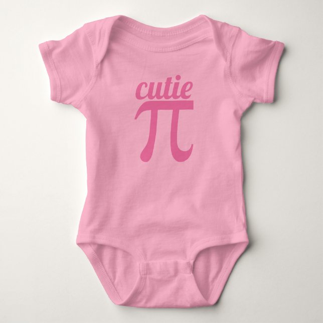 Cutie Pi Baby Bodysuit (Front)
