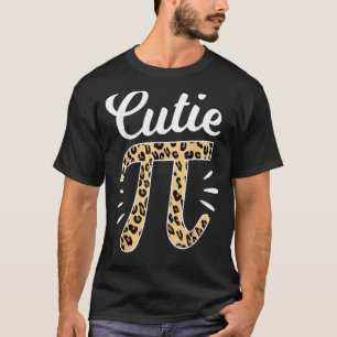 Cutie Pi Day 3 14 Leopard Print Math Teacher T-Shirt