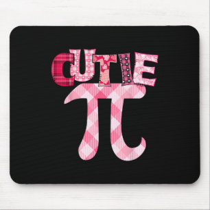 Cutie Pi Day 3.14 Math Teacher Geek Funny Valentin Mouse Mat