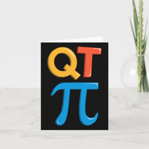 Cutie Pi Day Mathematics Teacher Mathematician Mat Card