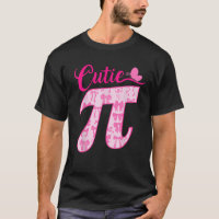 Cutie Pi Day Teacher Kids Girls Coquette Bow Happy
