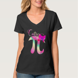 Cutie Pi Happy Pi Day Bow Tie Number Math Studen T-Shirt