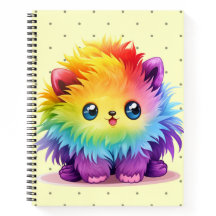 Cutie Pi Rainbow Design Notebook