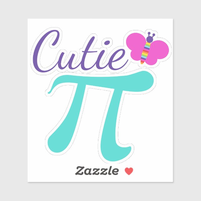 Cutie Pi Symbol Cute Math Pun Laptop (Sheet)