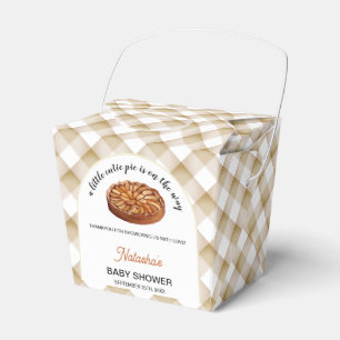 Cutie Pie Apple Pie Thanksgiving Baby Shower Favour Box