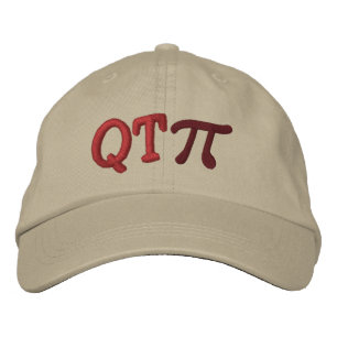 Cutie Pie as in Q T Pi Embroidered Hat