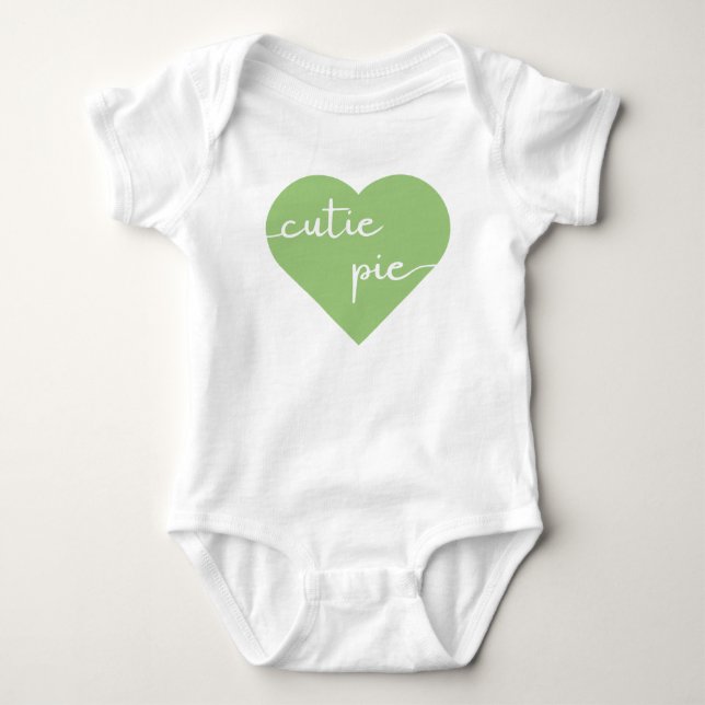 Cutie Pie Baby Bodysuit (Front)