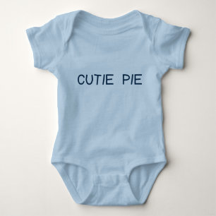 Cutie Pie Baby Boy Blue Bodysuit