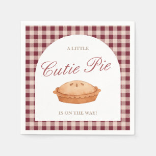 Cutie Pie Baby Shower Napkin