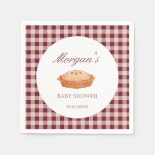 Cutie Pie Baby Shower Paper Napkin