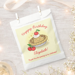 Cutie Pie Birthday Party Kids Cherry Favour Bags