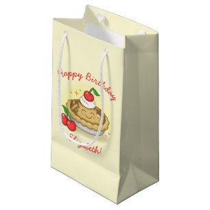 Cutie Pie Birthday Party Kids Cherry Small Gift Bag