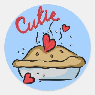 Cutie Pie Classic Round Sticker