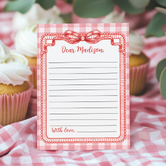 Cutie Pie Coquette Time Capsule Note Message Card