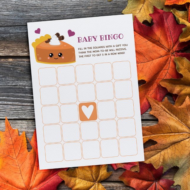 Cutie Pie Fall Baby Bingo Notepad ( You’ll definitely want a piece of this Cutie Pie Fall Baby Bingo!)