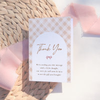 Cutie Pie Gingham Arch Fall Baby Shower