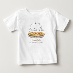 Cutie Pie Girl 1st Birthday Baby T-Shirt