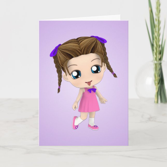Cutie Pie Happy Birthday Card (Front)