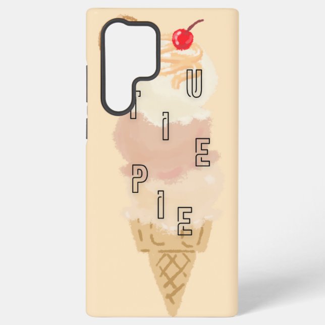 Cutie Pie - Ice cream phone cases (Back)