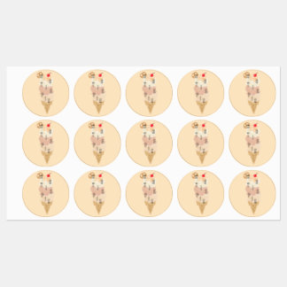 Cutie Pie - Ice cream stickers
