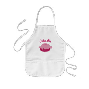 Cutie Pie kid's baking apron for little girls