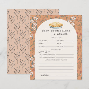 Cutie Pie Orange Floral Baby Predictions & Advice