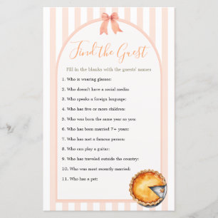 Cutie Pie Orange Gingham Find The Guest