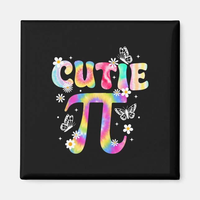 Cutie Pie Pi Day Math Lover Math Teacher 3.14 Pi N Magnet (Front)