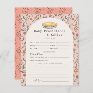 Cutie Pie Pink Floral Baby Predictions & Advice