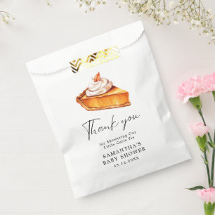 Cutie Pie Pumpkin Fall Baby Shower Favour Bags