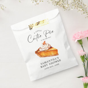 Cutie Pie Pumpkin Fall Baby Shower  Favour Bags