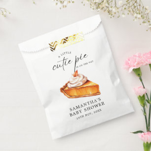 Cutie Pie Pumpkin Fall Baby Shower  Favour Bags