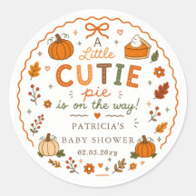 Cutie Pie Pumpkin Gender Neutral Baby Shower