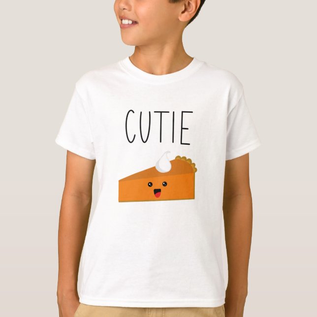 Cutie Pie Pumpkin Pie Kids shirt (Front)