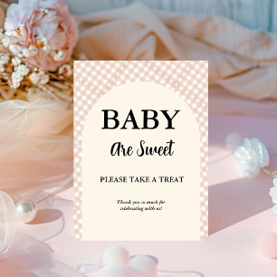 Cutie pie Thanksgiving baby shower Favour sign