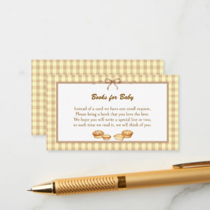 Cutie Pie Theme Books for Baby Enclosure Card