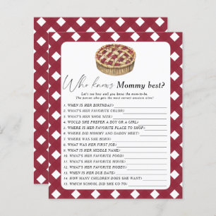 cutie pie - Who knows mommy best game