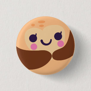 Cutie Pluto 3 Cm Round Badge