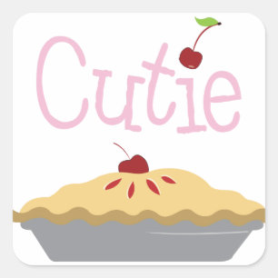 Cutie Square Sticker