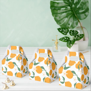 Cutie themed Orange Clementine Tangerine Mandarin  Favour Box
