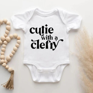 Cutie with a Clefty Baby Bodysuit Shirt