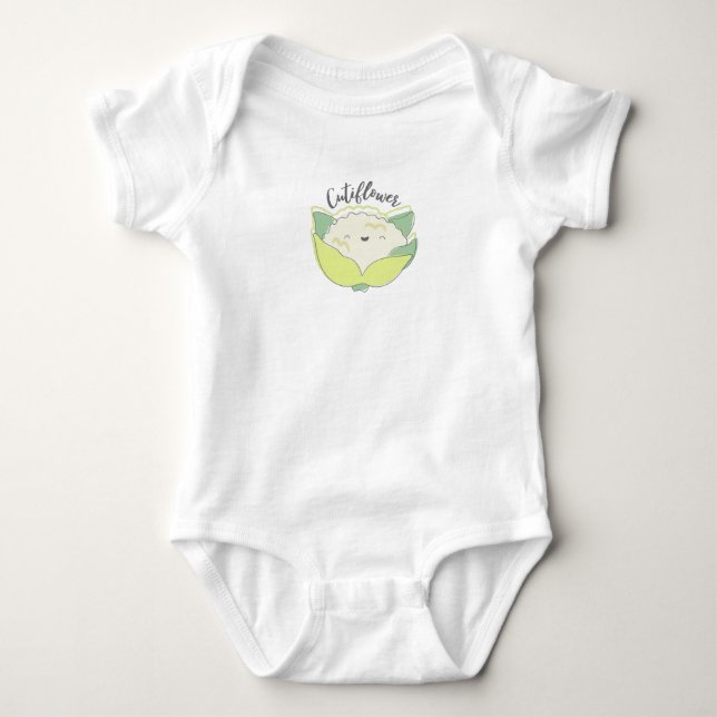 CUTIEFLOWER CUTE CAULIFLOWER BABY BODYSUIT (Front)
