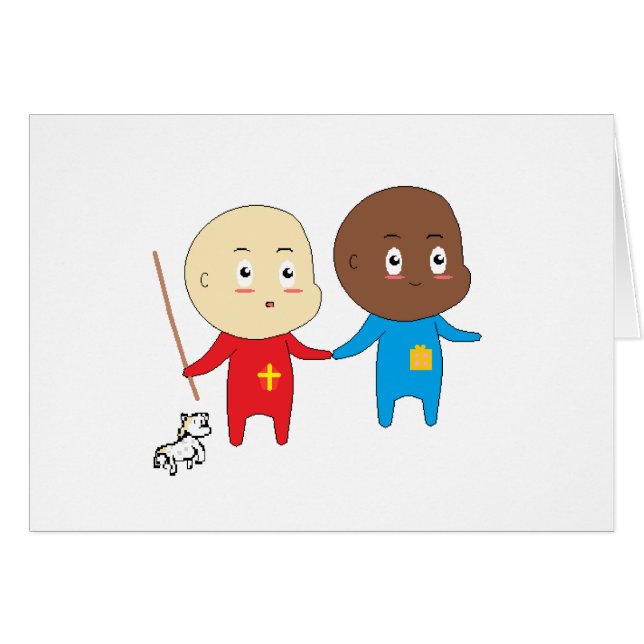 Cutieful Kids Art Design Funny Baby St. Nicholas (Front Horizontal)