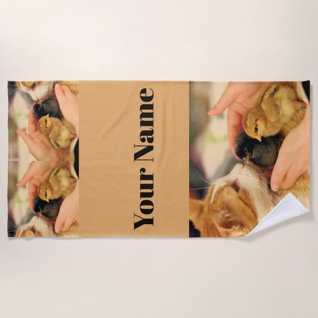 Cuties Beach Towel (Front)