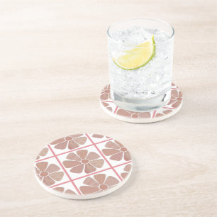 Cutout Fabric Flower Mix and Match Colour Coaster