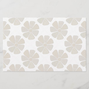 Cutout Fabric Flower Mix and Match Colour Stationery