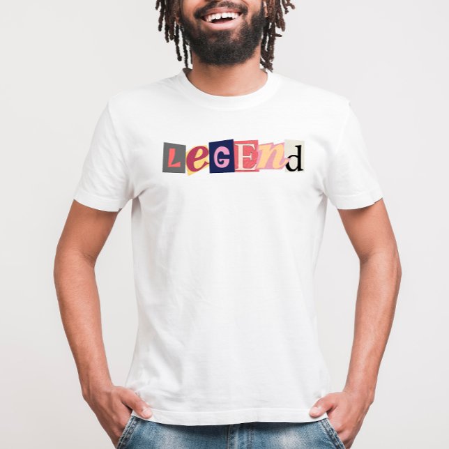 Cutout Letter Legend T-Shirt (Creator Uploaded)